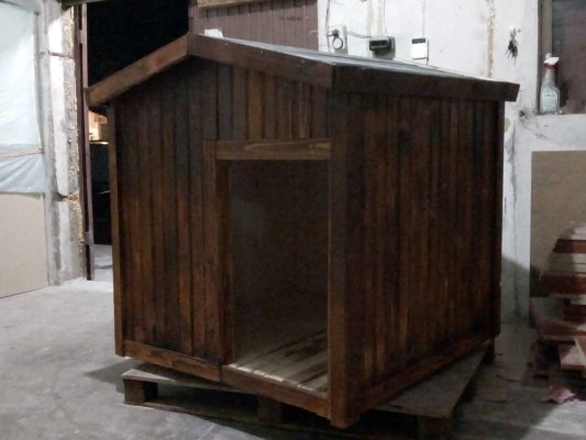 дървени кучешки къщи с изолация