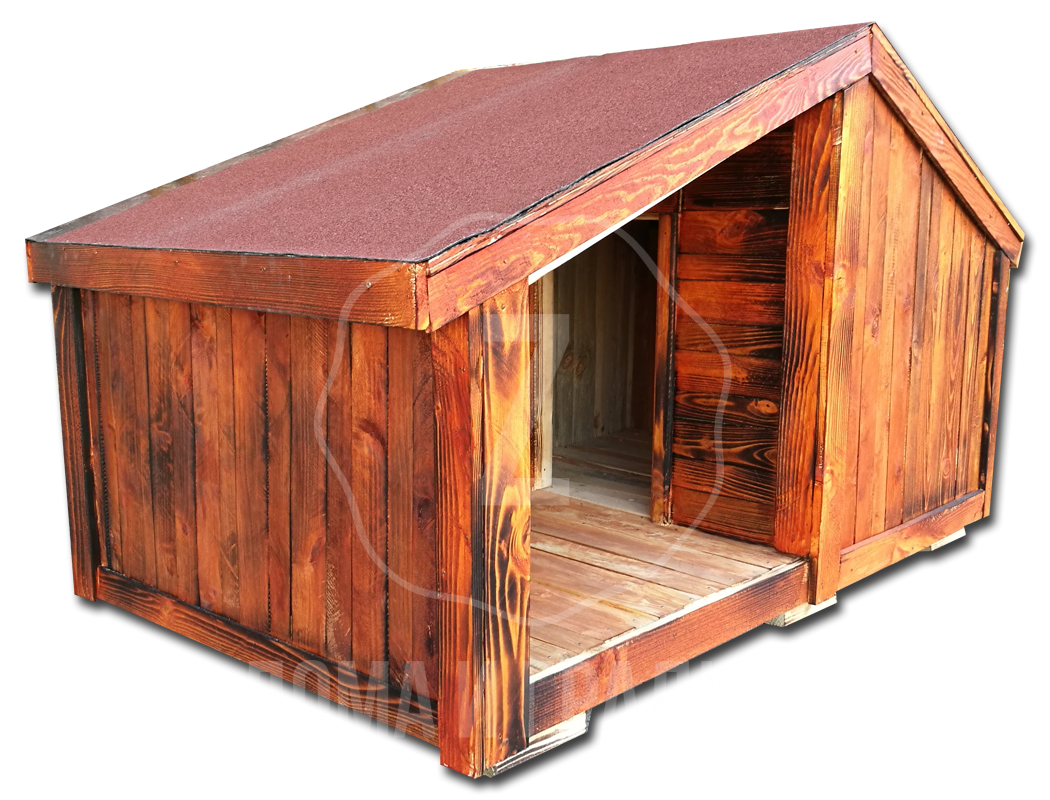 Дървена Къща За Куче С Веранда "Рори"
