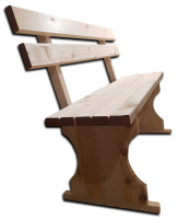 Комплект дървена маса и пейки "Честър"